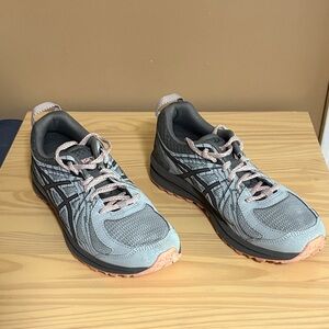 ASICS Women's Athletic Shoes in Gray and Pink